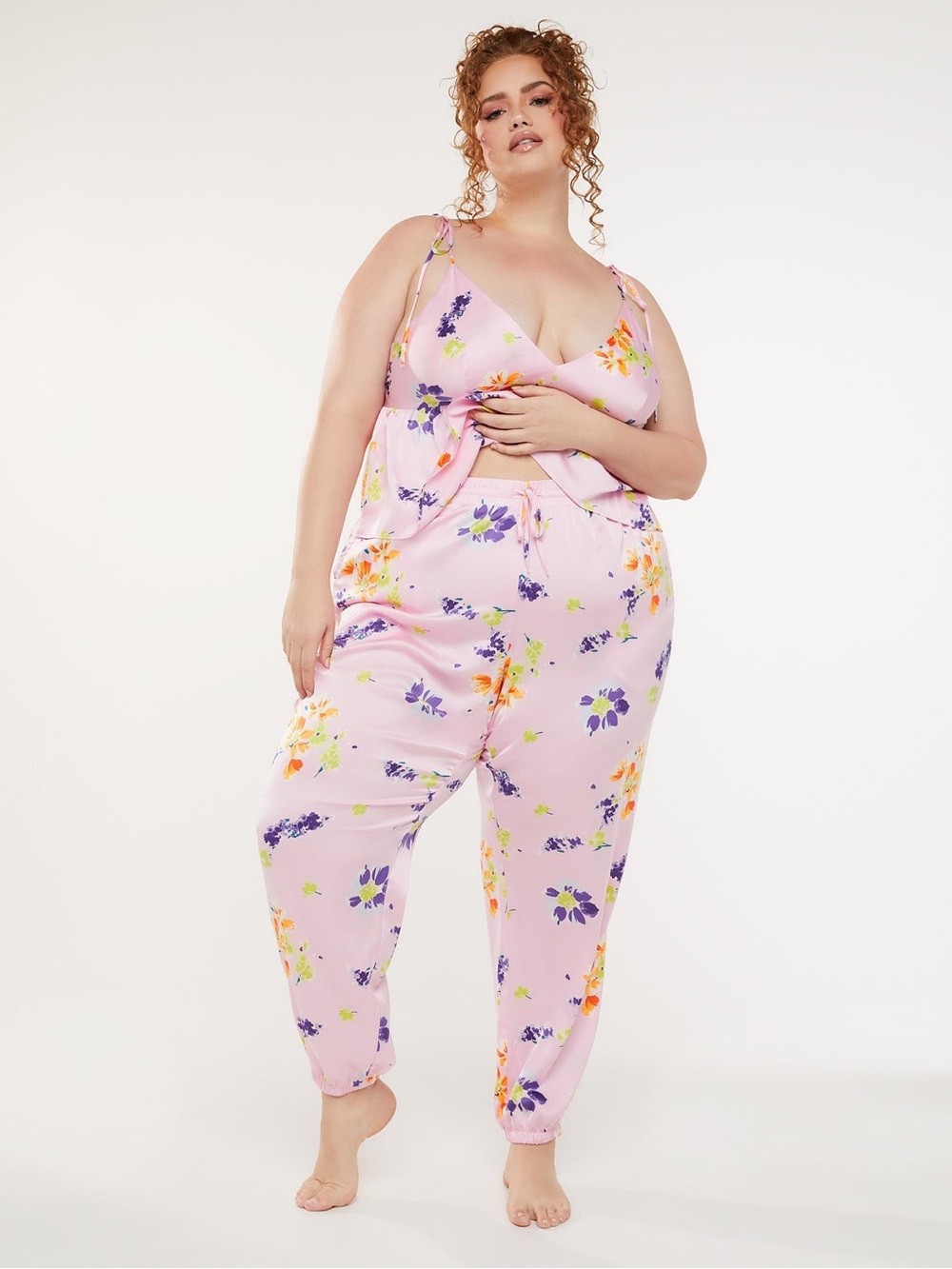 Savage X Fenty Night Blooms Satin Sleep Pant Size XL